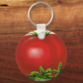 Antieke Fruitkist Label, Arcadia Beauty Tomaten Sleutelhanger (Voorkant)