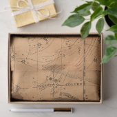 Antieke Galaxy Kaart Serie Design 10 Tissuepapier (Geschenk)