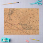 Antieke Galaxy Kaart Serie Design 5 Tissuepapier (Craft)