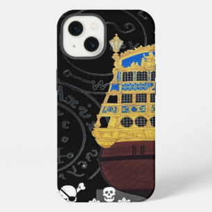 ANTIEKE GALLEON EN PIRATENSCHATKAARTEN iPhone 13 HOESJE