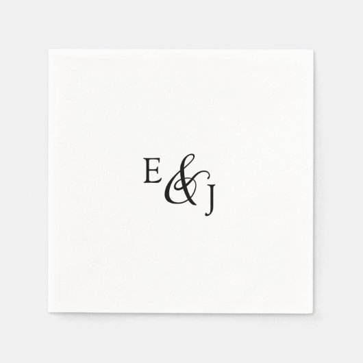 Antieke geborduurde monogram servetten voor een tr (Voorkant)