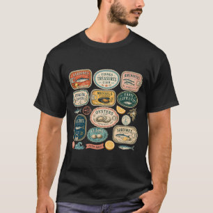 Antieke Gedomesticeerde Vis Kustvoorraadkast T-shirt