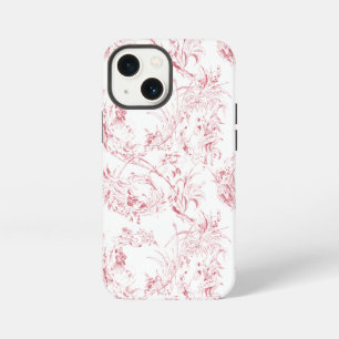 Antieke gegraveerde Franse bloemrijke fantasie toi iPhone 13 Mini Hoesje