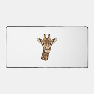 Antieke gegraveerde giraffen kop vector ontwerp_1 bureaumat