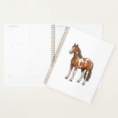 Antieke Gegraveerde Pinto Paard Vector Ontwerp_1 Planner (Display)