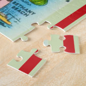 Antieke geïllustreerde kaart van Delaware Legpuzzel (Zijkant)