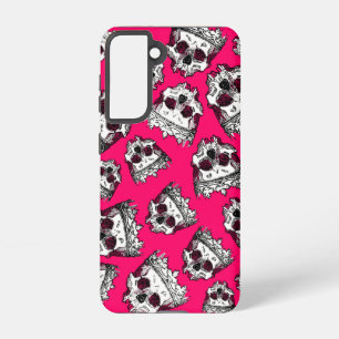 Antieke gekroonde schedels samsung galaxy hoesje