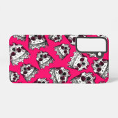 Antieke gekroonde schedels samsung galaxy hoesje (Achterkant horizontaal)