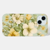 Antieke Gele Bloem Tuin Hoestelcase Case-Mate iPhone Case (Achterkant (horizontaal))