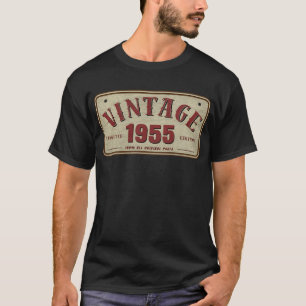 Antieke gelimiteerde editie uit 1955, alle origine t-shirt