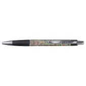 Antieke gemarmerde blauwe meloen groen pen (Achterkant)