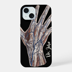 Antieke Geneeskunde, Menselijke Anatomie Hand Ving iPhone 15 Hoesje