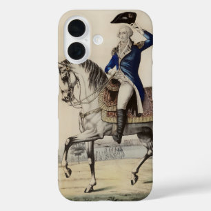 Antieke George Washington te Paard   VS 250 iPhone 16 Hoesje