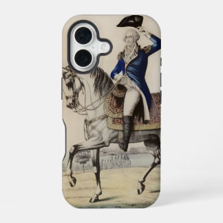 Antieke George Washington te Paard | VS 250 iPhone 16 Hoesje