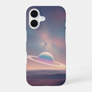 Antieke geringde planeet aan de horizon iPhone 16 hoesje
