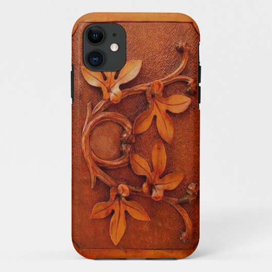 antieke gesneden houten iphone 5 hoes (Achterkant)
