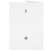 Antieke Gevouwen Wenskaart (Achterkant)