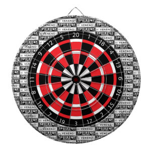 Antieke Giflabels Dartbord