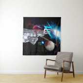 Antieke goden en planeten: Pluto (gr. Hades) Wandkleed (In Situ (horizontaal))