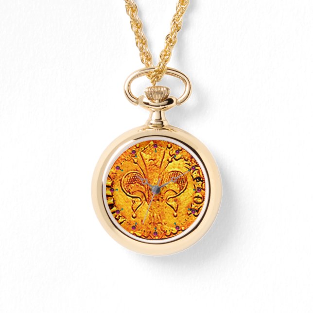 ANTIEKE GOUDE FLORENTIJNSE FORINT HORLOGE (Voorkant)