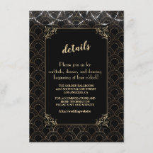Antieke gouden Art Deco Fleur-de-lis-huwelijksdeta
