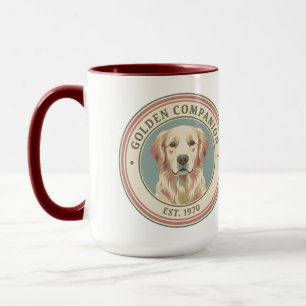 Antieke Gouden Begeleider Goudkleurige Retriever 1 Mok