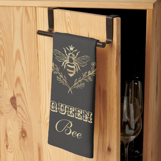 Antieke Gouden Koningin Bij Theedoek (Derde Gevouwen)