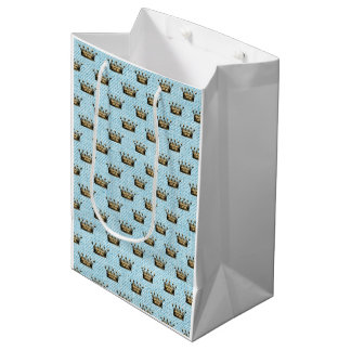 Antieke Gouden Kroon Koninklijk Patroon Wintergroe Medium Cadeauzakje