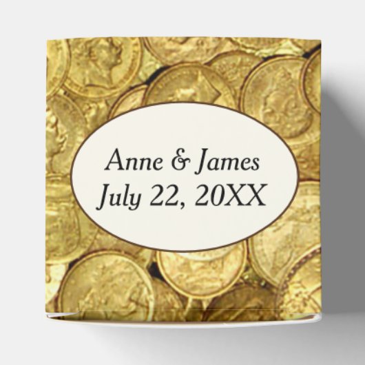 Antieke gouden munten bedankdoosjes (Bovenkant)