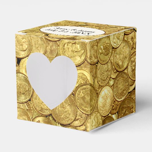 Antieke gouden munten bedankdoosjes (Voorkant Zijde)