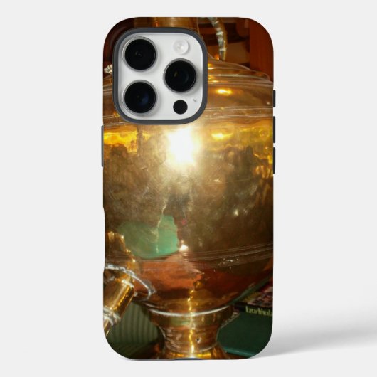 Antieke Gouden Samovar | Erfstuk Theepot Kunst Pri Case-Mate iPhone Case (Achterkant)