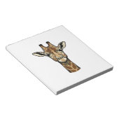 Antieke Gravure Giraffe Vector Kunst Design_1 Notitieblok (Schuin)