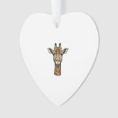 Antieke Gravure Giraffe Vector Kunst Design_1 Ornament (voorkant)