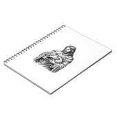 Antieke Gravure Herder Die Lam Vasthoudt Vector De Notitieboek (Linkerzijde)