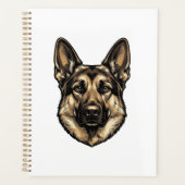 Antieke Gravure HerderHond Vector Design_1 Planner (Voorkant)