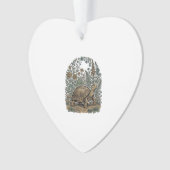 Antieke Gravure Schildpad Botanische Tuin Ornament (voorkant)