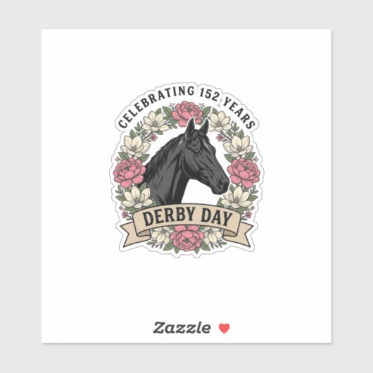 Antieke Gravure Vuur Paard Grafisch Ontwerp Sticker (Vel)