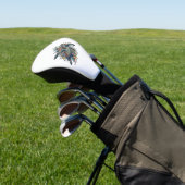 Antieke Gravure Zeeschildpad Spat Vector Design_ Golfheadcover (Insitu)