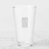 Antieke Gravure Zeeschildpad Sterrennacht Glas (Achterkant)