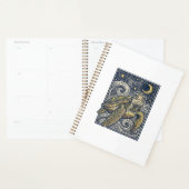 Antieke Gravure Zeeschildpad Sterrennacht Planner (Display)