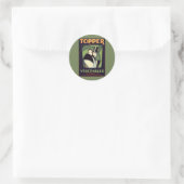 Antieke Groente Label Topper, Art Deco Romantiek (Tas)