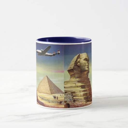 Antieke Grote Sfinx van Gizeh, piramides van Egypt Mok (Midden)