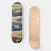 ANTIEKE HAAI GOLF PERSOONLIJK SKATEBOARD (Voorkant)
