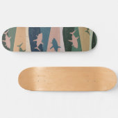ANTIEKE HAAI GOLF PERSOONLIJK SKATEBOARD (Horizontaal)