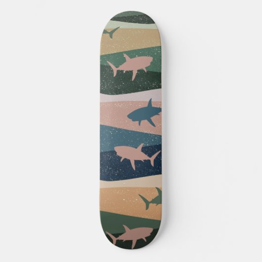 ANTIEKE HAAI GOLF PERSOONLIJK SKATEBOARD (Voorkant)