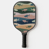 ANTIEKE HAAI GOLF PICKLEBALL PADDLE (Achterkant)