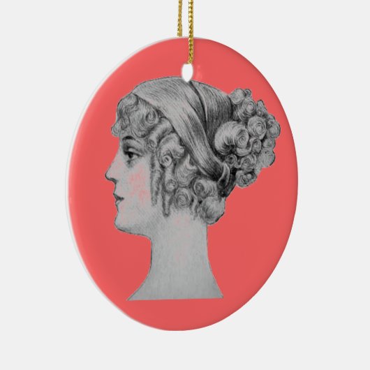 Antieke haarversiering keramisch ornament (Rechts)