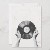 Antieke halftone muziek kaart (Achterkant)