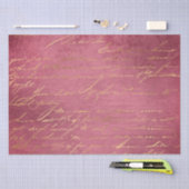 Antieke handgeschreven brief tissuepapier (Craft)