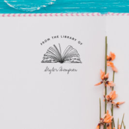 Antieke handgeschreven uit de bibliotheek van scri rubberstempel